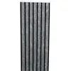 Image de Rideau Portière Synthétique - 90x200cm - Gris/noir