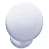 Image de Godonnier patere 1t plastif.blanc *50101
