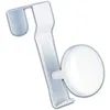 Image de Patère 1 Tête Clipsable En Acier Blanc 52501