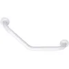 Image de Barre de maintien coudée PMR PELLET Essentiel confort aluminium époxy blanc