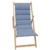 Image de JARDIN PRIVE Chilienne matelassee Fjord - Toile amovible - Bleu Indigo