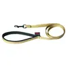 Image de Martin Sellier - Laisse Double en Nylon de 25-60cm pour Chien - Beige