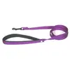 Image de Martin Sellier - Laisse Double en Nylon de 25-120cm pour Chien - Mauve
