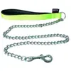 Image de Martin Sellier - Laisse en Chaîne Forte et Nylon de 25-100cm pour Chien - Vert