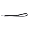Image de Martin Sellier - Laisse Double avec Bords Arrondis en Cuir de 50cm pour Chien - Noir