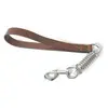 Image de Martin Sellier - Laisse avec Amortisseur Marron pour Chien - 25/50cm