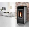 Image de Poêle à granulés de bois 7.5kw gris Supra leni7gris