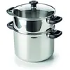 Image de Beka Polo Stainless Steel Couscous Pan with Glass Lid 24cm, Poêle + casserole, Gris