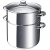 Image de Beka 12230024 Chambord Couscous pot 28 cm, Poêle + casserole, Argent