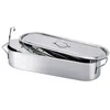 Image de Poissonnière en inox avec grille 50cm - Beka - Argent - Inox