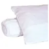 Image de Sous-taie d'oreiller molleton 100% coton gratté 60 x 60 cm blanc