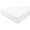 Image de DOMIVA Drap housse tout en 1 Uni - Jersey - Imperméable - Blanc - 60 x 120 cm