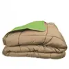 Image de Couette Calgary microfibre 200x200 cm anis et nude