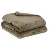 Image de plaid microflanelle 130x170 cm taupe