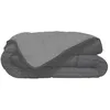 Image de HUDSON Couette legere Microfibre 200g/m2 140x200cm Acier + Argent