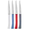 Image de Opinel BON APPETIT+ PRIMO Couteau de table, 4 pièces, Couverts, Multicolore, Bleu, Rouge, Noir, Gris