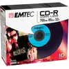 Image de Emtec Vinyl Look 10 x CD-R (10x), Support de données optiques