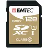 Image de Emtec SDXC 128GB Class10 Gold + (128 Go, SDXC, U1, UHS-I), Carte mémoire, Noir, Marron