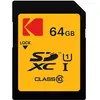 Image de Kodak EKMSD64GXC10K (64 Go, SDXC, U1, UHS-I), Carte mémoire, Noir