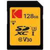 Image de Emtec Kodak SDXC Card Class 10 (128 Go, SDXC, U3, UHS-I), Carte mémoire, Noir, Jaune