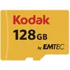Image de Emtec Kodak - Carte mémoire flash (adaptateur microSDXC vers SD inclus) (128 Go, microSDXC, UHS-I), Carte mémoire, Noir, Rouge, Jaune