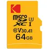 Image de Kodak SD MICRO 64GB CL10 UHS-I U3 V30 A1 ULTRA CON ADATTATORE (64 Go, microSDXC, U3, UHS-I), Carte mémoire, Jaune