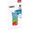 Image de Pack de 3 mini clés USB 2.0 Emtec D250 16 Go