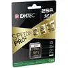 Image de Emtec SD 256GB UHS-II U3 V60 Ultra Pro (256 Go, SDXC, U3, UHS-II), Carte mémoire, Noir
