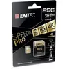 Image de EMTEC SpeedIN' PRO - Carte mémoire flash (adaptateur microSDHC - SD inclus(e)) - 256 Go - A1 / Video Class V30 / UHS-III U3 / Class10 - microSDXC UHS-I
