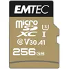 Image de Emtec SpeedIN Pro (256 Go, microSDXC, U3, UHS-I), Carte mémoire, Marron