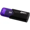 Image de Emtec B110 Click Easy (128 Go, USB-A), Clé USB, Noir, Violet
