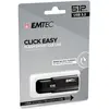 Image de Emtec B110 Click Easy (512 Go, USB-A), Clé USB, Noir