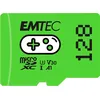 Image de Carte mémoire Gaming microSD UHS-I U3 V30 A1/A2 Emtec 128 Go Vert