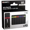Image de Clé USB Emtec K100 16 Go USB 2.0 Type A Noir multicolore