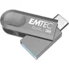 Image de Emtec Dual D280 (32 Go, USB-C), Clé USB, Argent, Gris