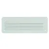 Image de Grille Plastique Rectangulaire Extra-plate Blanc 254x110 - Autogyre