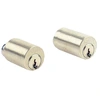 Image de Jeu de cylindre longueur de 40 mm laiton poli pour serrure VEGA fourni avec 3 clés JPM 833740-01-0A