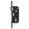 Image de Serrure à larder MULTIBAT à profil européen axe 40mm finition noir à bout carré sans gâche - JPM - 218300-01-1J