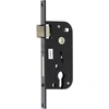 Image de Serrure à larder MULTIBAT à profil européen axe 40 mm finition noir à bout carré sans gâche JPM 218300-01-1J