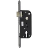Image de Serrure à larder MULTIBAT à profil européen axe 40 mm finition noir à bout rond sans gâche JPM 218300-02-1J