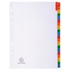 Image de Intercalaires Imprimés Alphabétiques Cartes Blanches 160g
