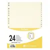 Image de Intercalaires Exacompta carte Peau A4 24 Positions A-Z