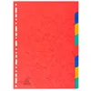 Image de EXACOMPTA Intercalaires en carton, A4, 8 touches