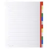 Image de Intercalaires Exacompta Polypro 12 positions A4