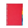Image de EXACOMPTA Intercalaires en carton, A4, 6 touches