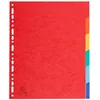 Image de Intercalaires 6 positions A4 maxi Exacompta Carte lustré Véritable