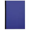 Image de Paquet De 100 Couvertures Grain Cuir Pour Reliure A4-bleu
