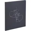 Image de Exacompta, Album photo, Livre d'or 100 pages tranche argent Art - Noir (27 x 22 cm)