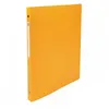 Image de Classeur - Souple - Fin - Jaune - Dos 15mm - 4 anneaux - Polypro - Exacompta