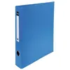 Image de Classeur Exacompta pvc 4 anneaux - dos 50mm + porte étiquette - bleu